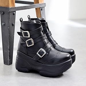 Amazon | [ラブハンター] スニーカー ミドルカット サイドジップ